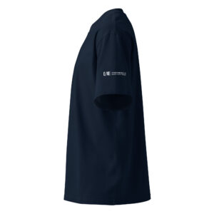Unisex organic oversized high neck t-shirt