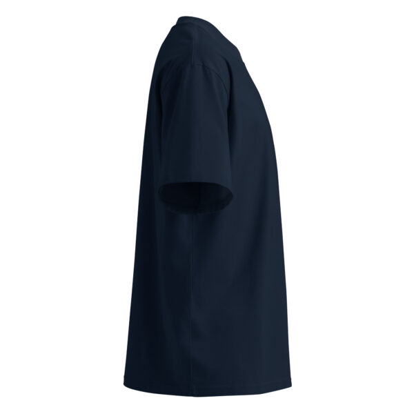Unisex organic oversized high neck t-shirt - Image 4